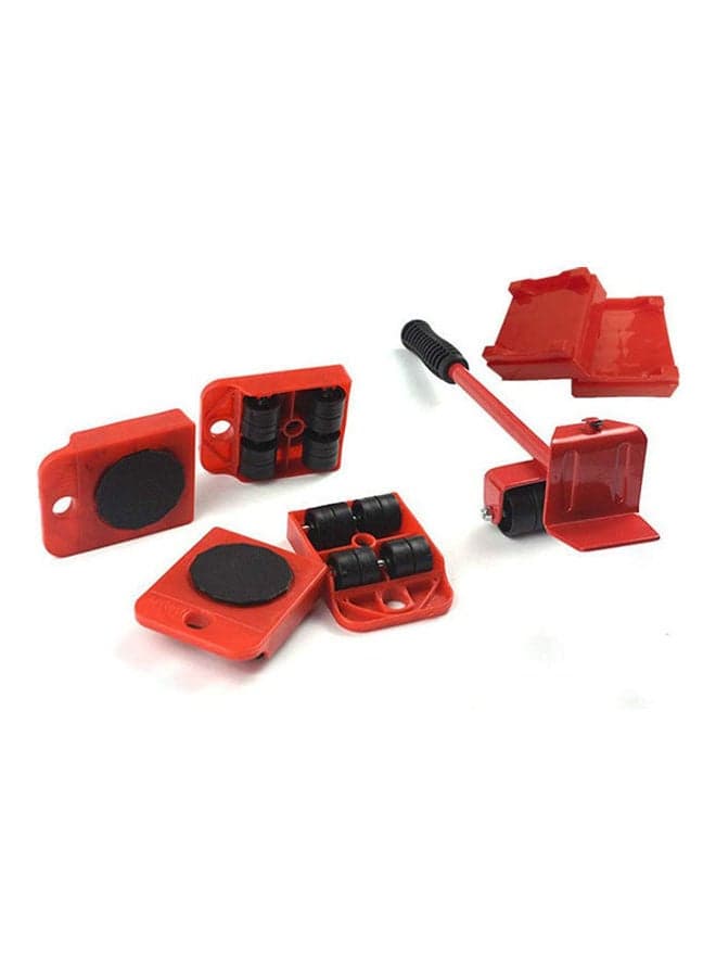 HutHomery Furniture Slider & Lifter Furniture Wheel Mover’ Red