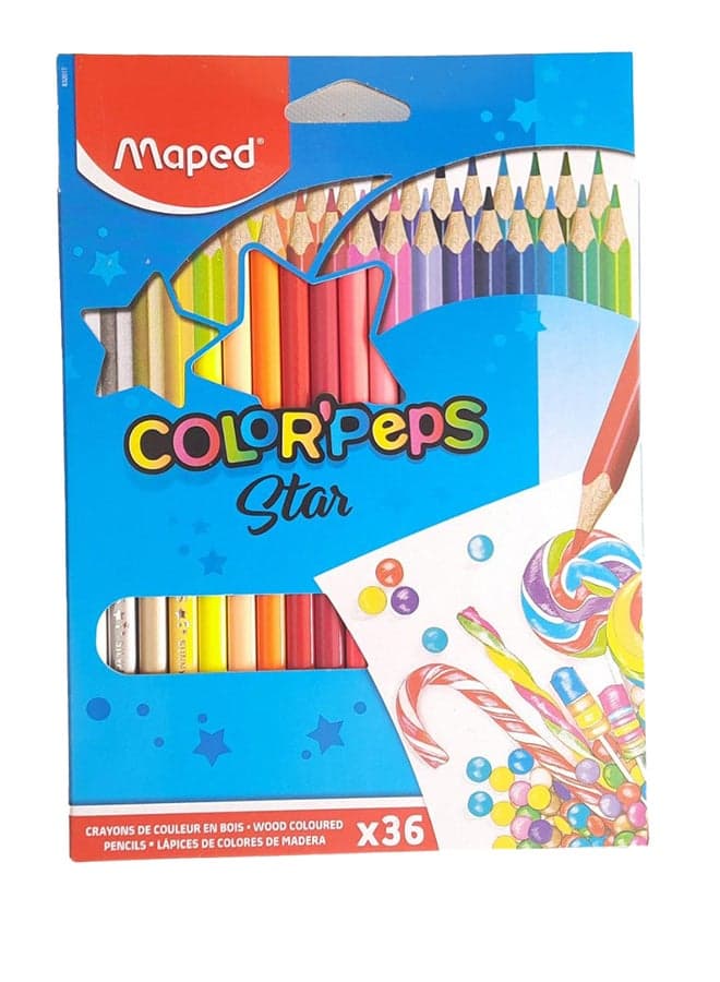 36-Piece Colour Pencil Multicolour