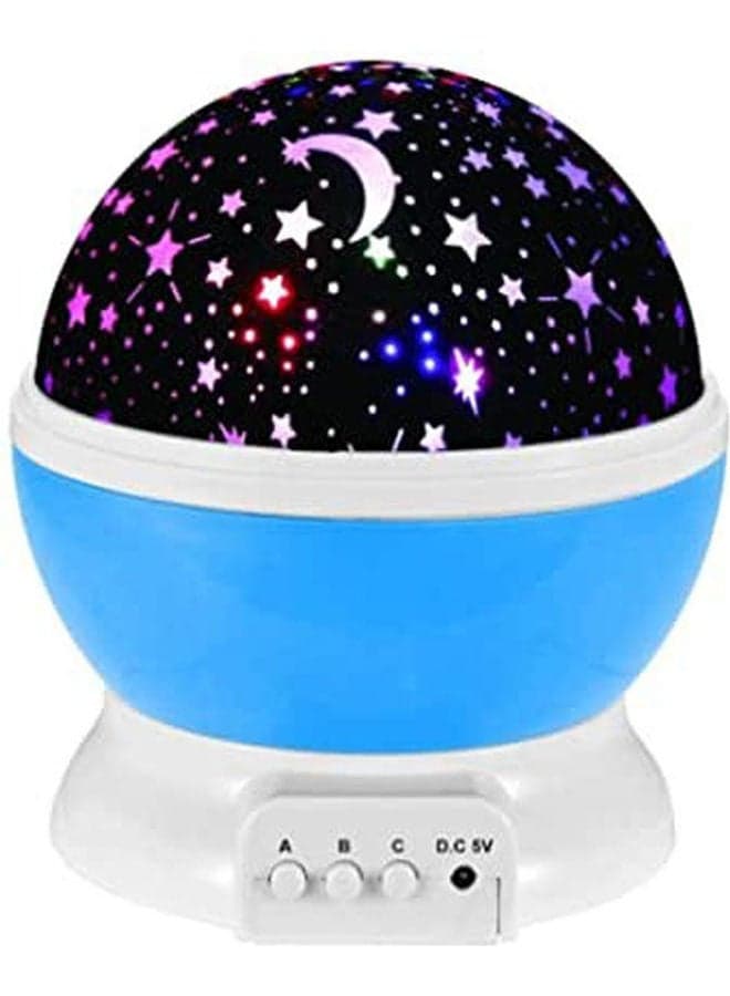 Projector Night Light Led Star Master Sky Lamp Cosmos Rotating BLue