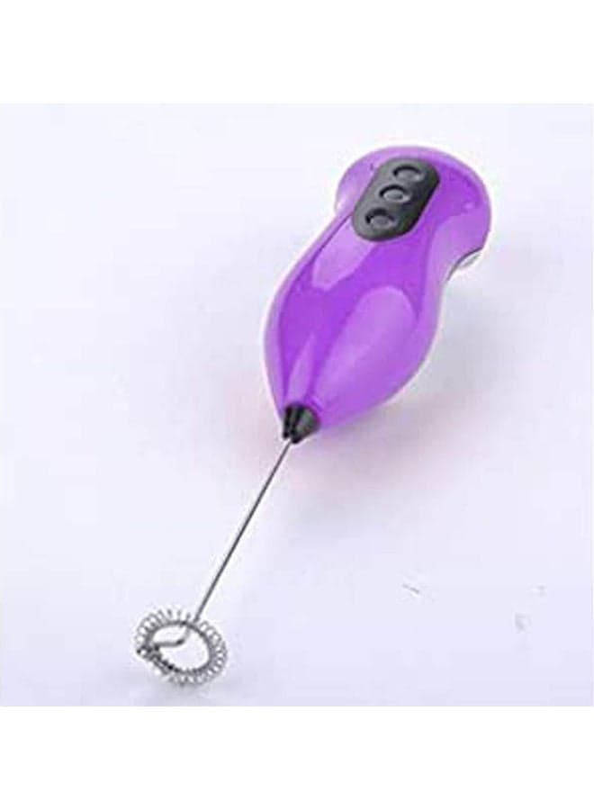 Portable Mini Handy Coffee Mixer Purple
