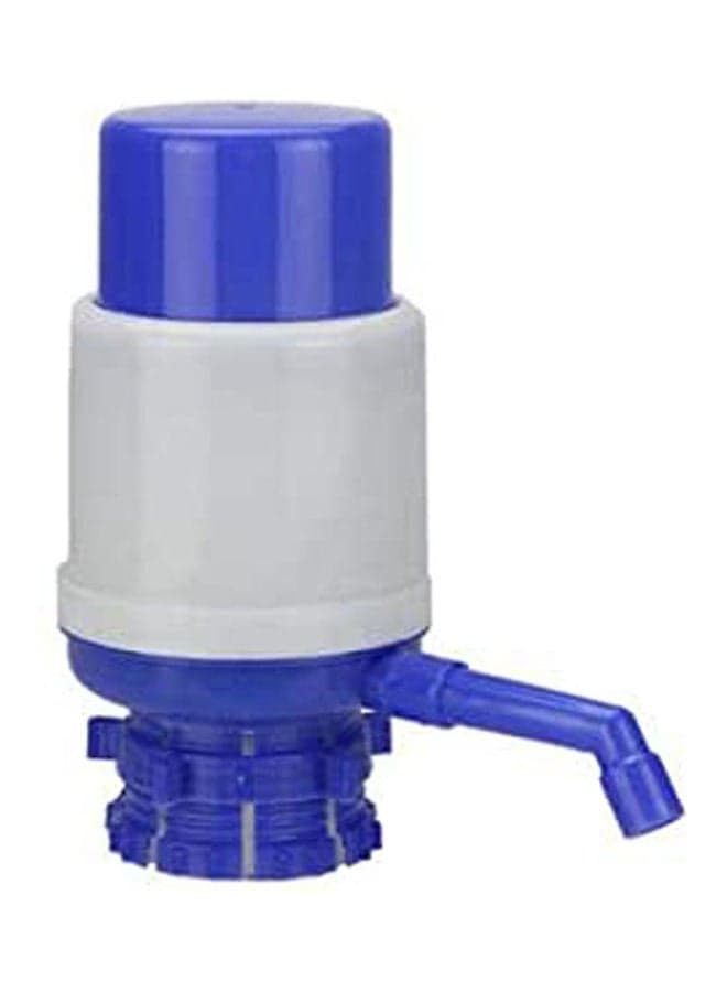 Bottled Drinking Water Hand Press Manual Pump Dispenser Jug Home Office Blue