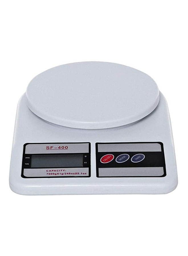 Digital Kitchen Scale, - 10Kg White