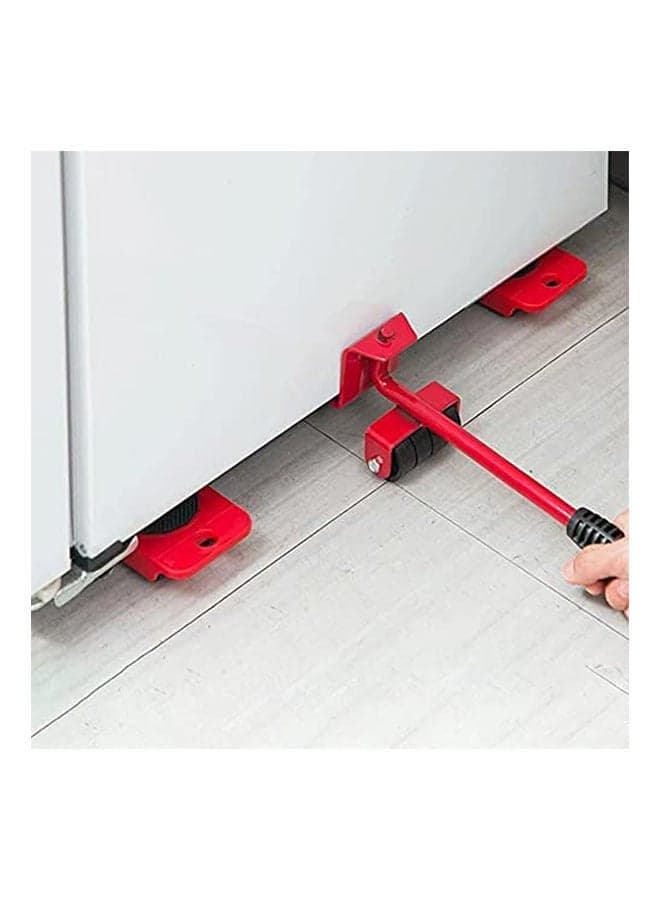 Furniture Lifter 4 Modular Furniture Mount And Motor Drive Drive Drive With Wheeler Metal Hand Lift Hook Red