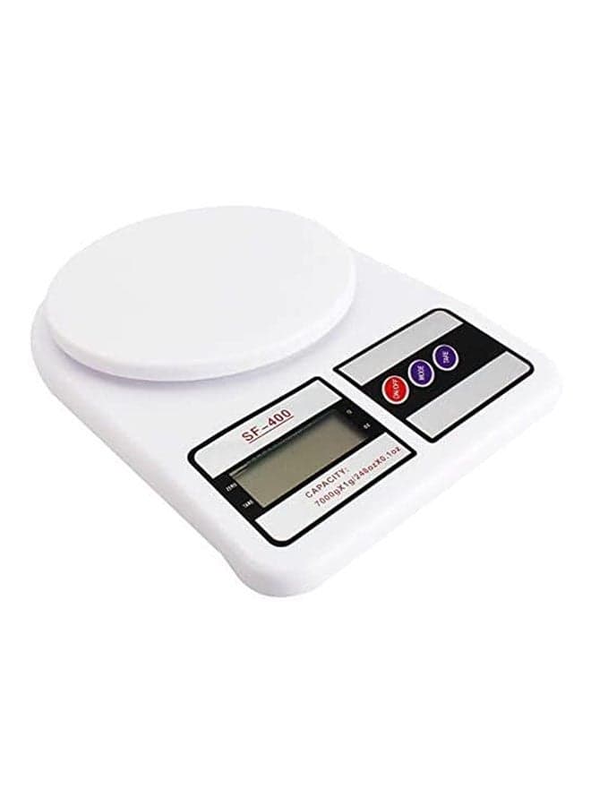 Sf-400 Kitchen Scale Electronic Kitchen Scale For Household High-Precision Baking Medicinal Materials White