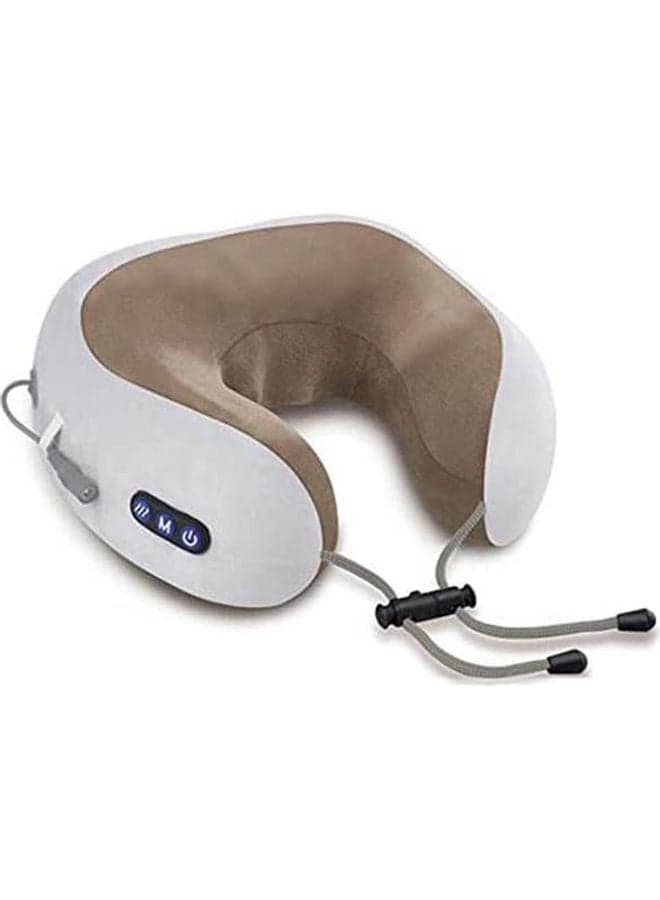 Neck Massager U Shape Pillow Electric Rechargeable Massager Travel Pillow