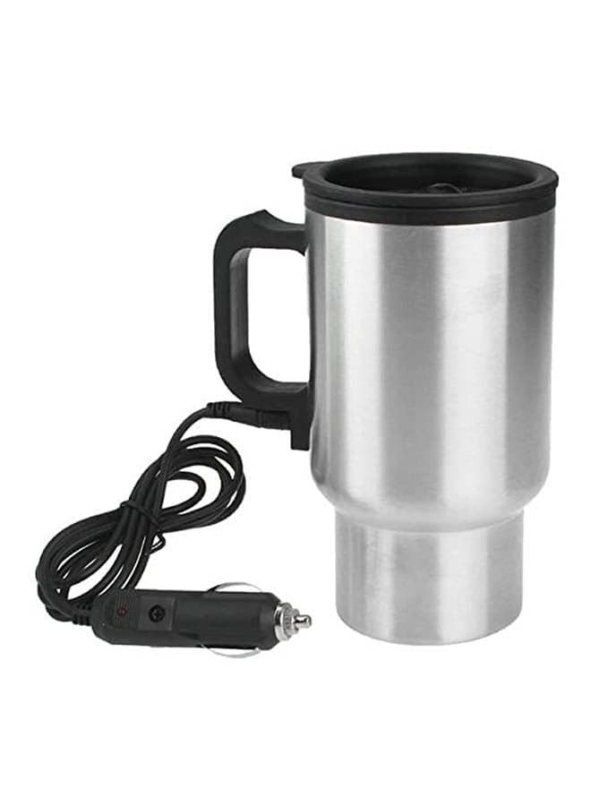 Car Design Car Dc 12 Volt Drinking Coffee Bottles Mug Milk Tea Warmer Water Heater Silver