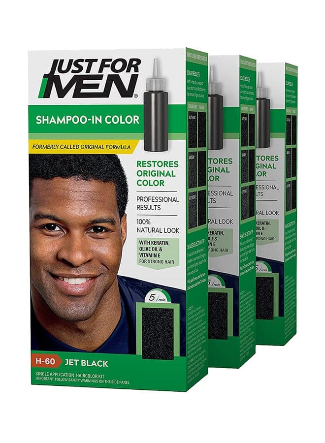 3-Piece Original Formula Hair Color Jet Black