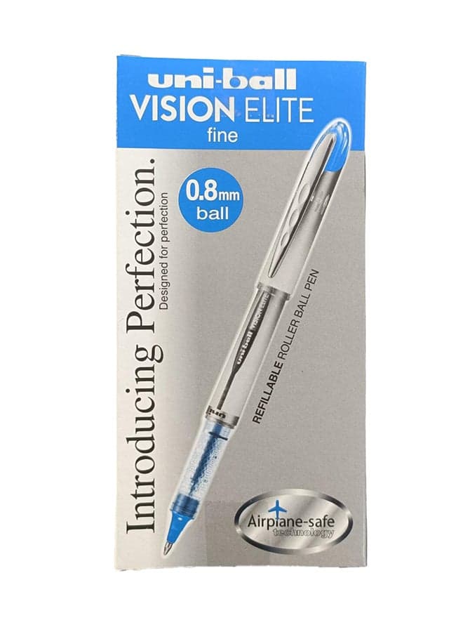 12-Piece Vision Elite Rollerball Pens Blue