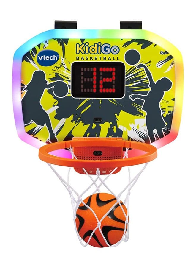 VTech, KidiGo Basketball Hoop (English Version), 29.39x39x28cm 29.39x39x28cm