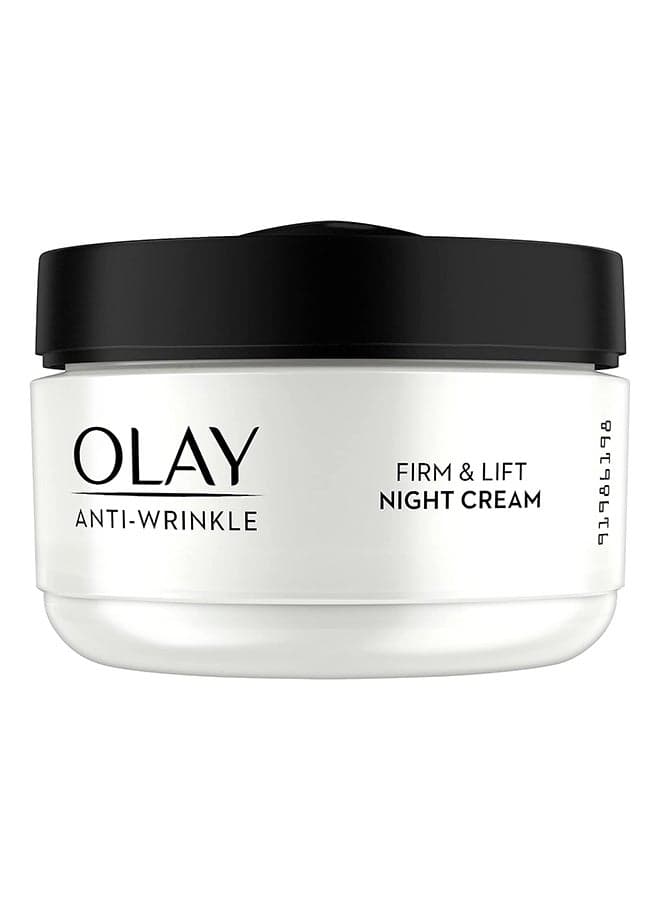 Anti-Wrinkle Firm And Lift Night Cream White 50ml