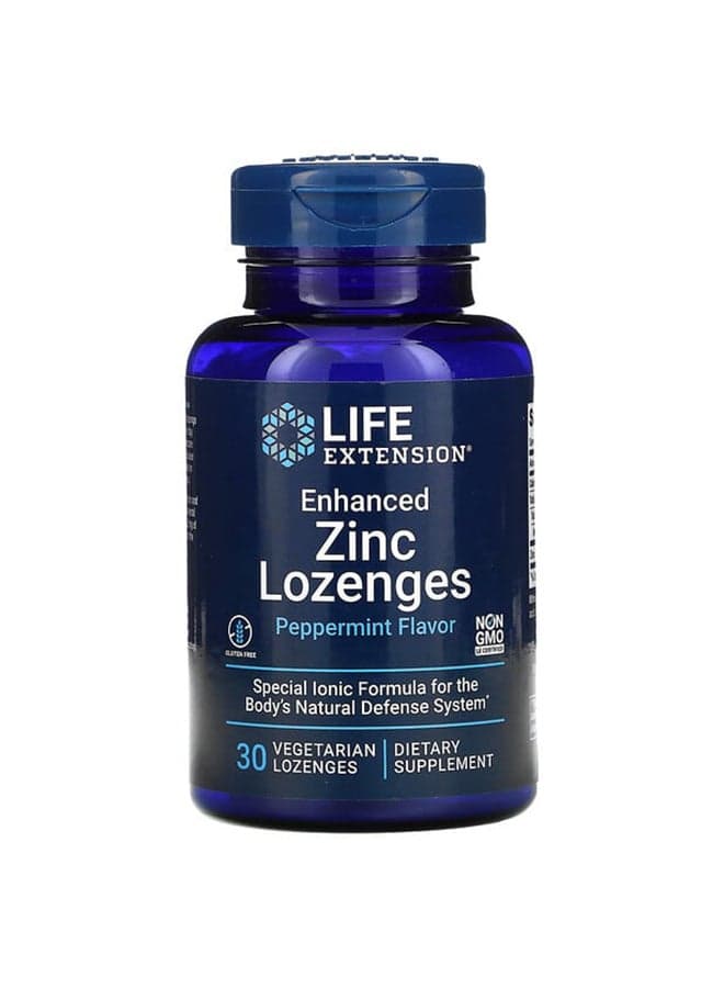 30 Pcs Vegetarian Enhanced Zinc Lozenges