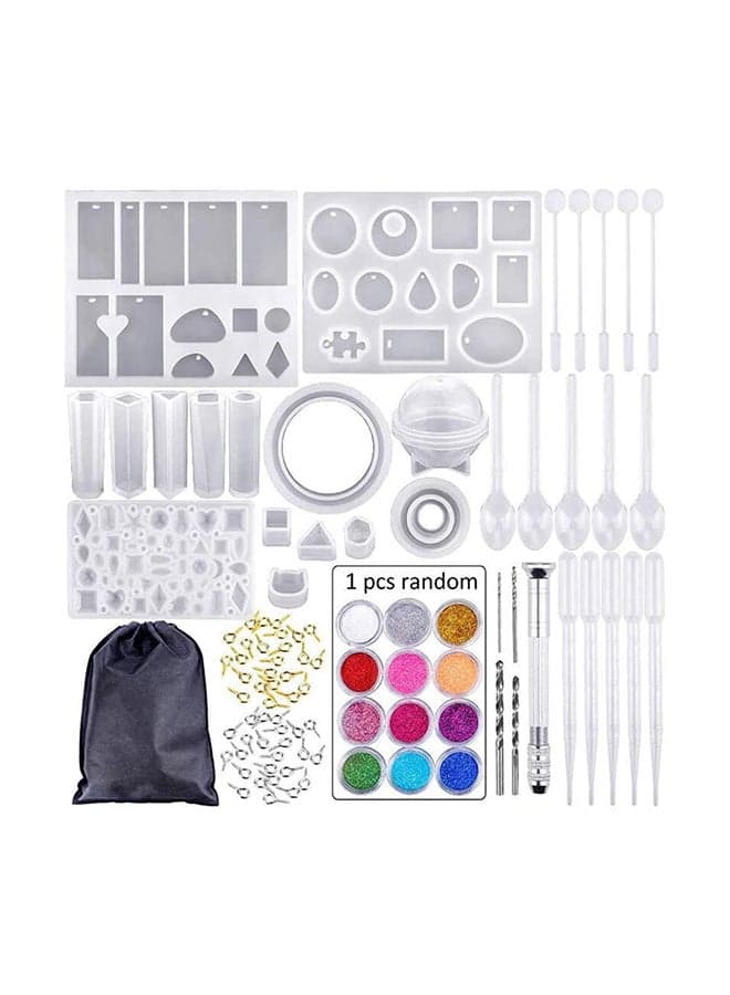 94-Piece Handcrafting Jewelleries Making Casting Silicone Mold Tool Set