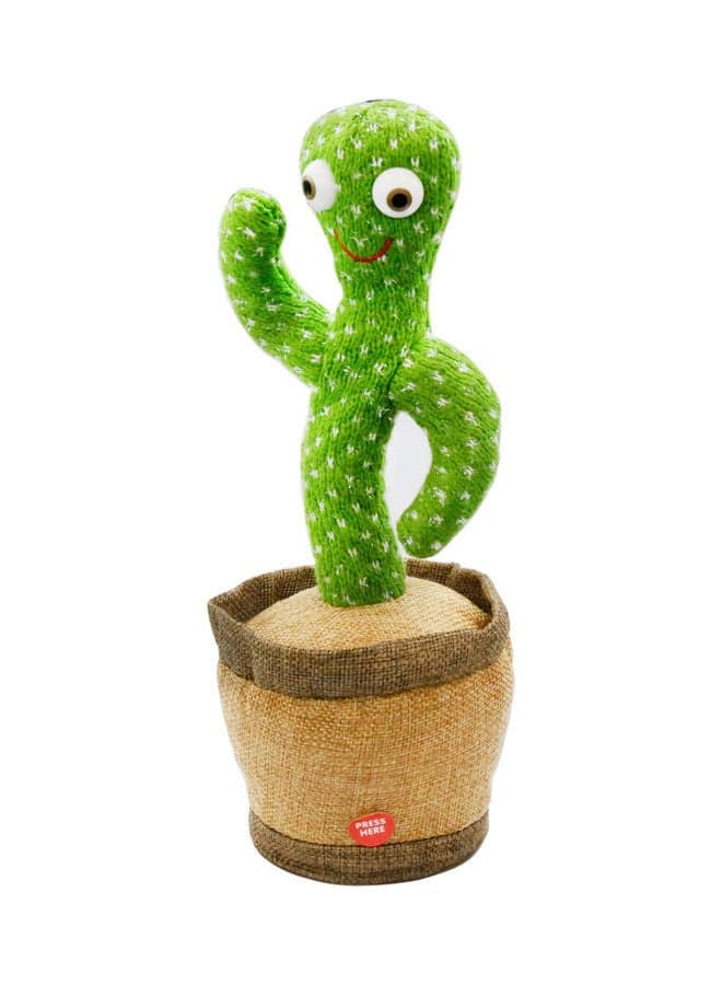 Dancing Cactus Plush Stuffed Toy With Music And Lights 29cm