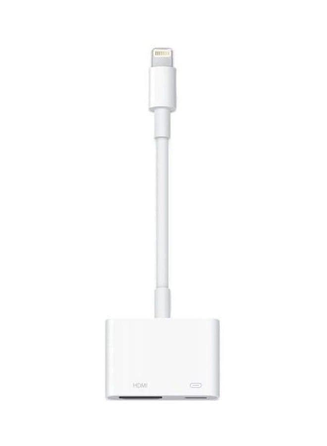 HDMI To Lightning Adapter White