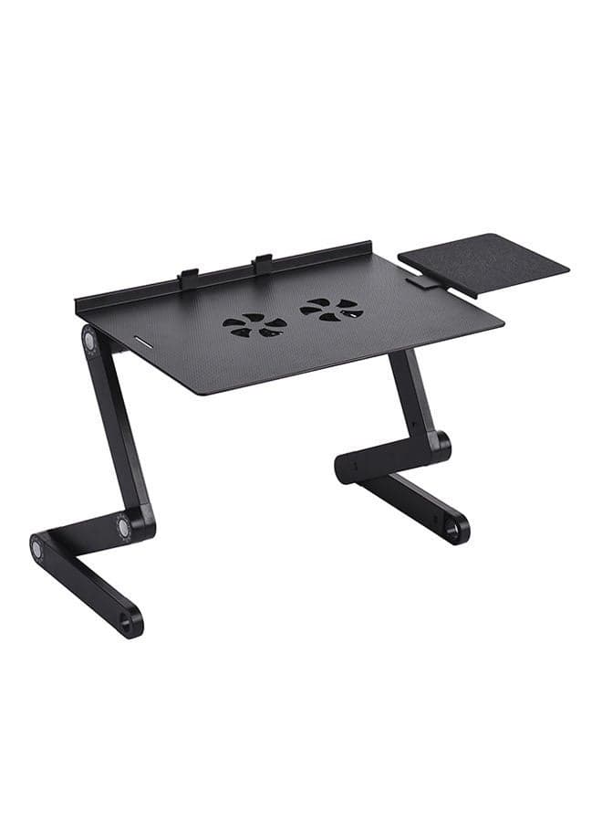 Foldable Laptop Table Stand 42 x 27 x 47cm Black