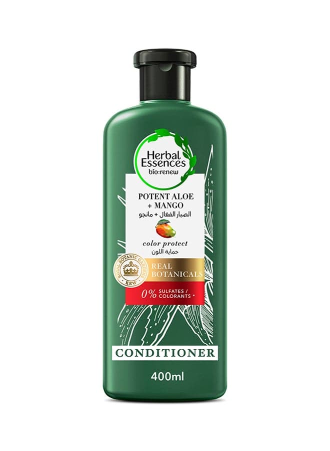 Hair Strengthening Sulfate Free Potent Aloe Vera With Bamboo Natural Conditioner For Dry Hair 400ml