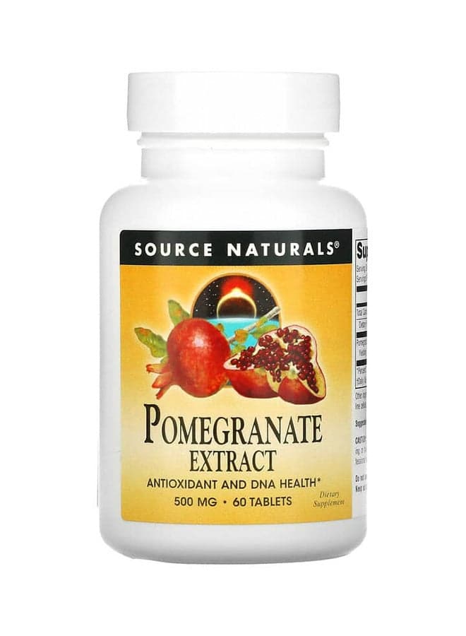 Pomegranate Extract - 60 Tablets 500 mg