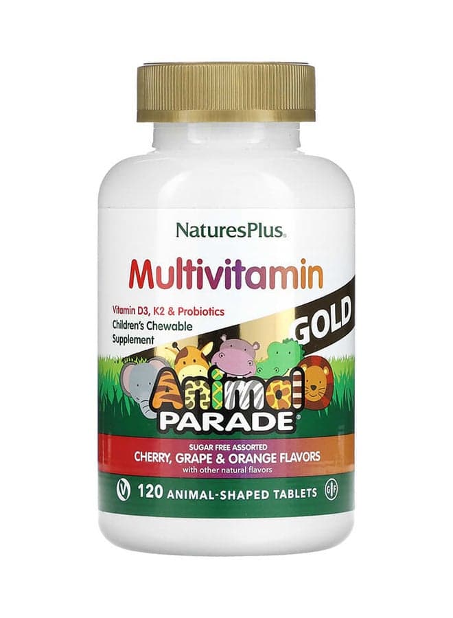 Pack Of 3 Animal Parade Source of Life Gold - 120 Chewable Tablets