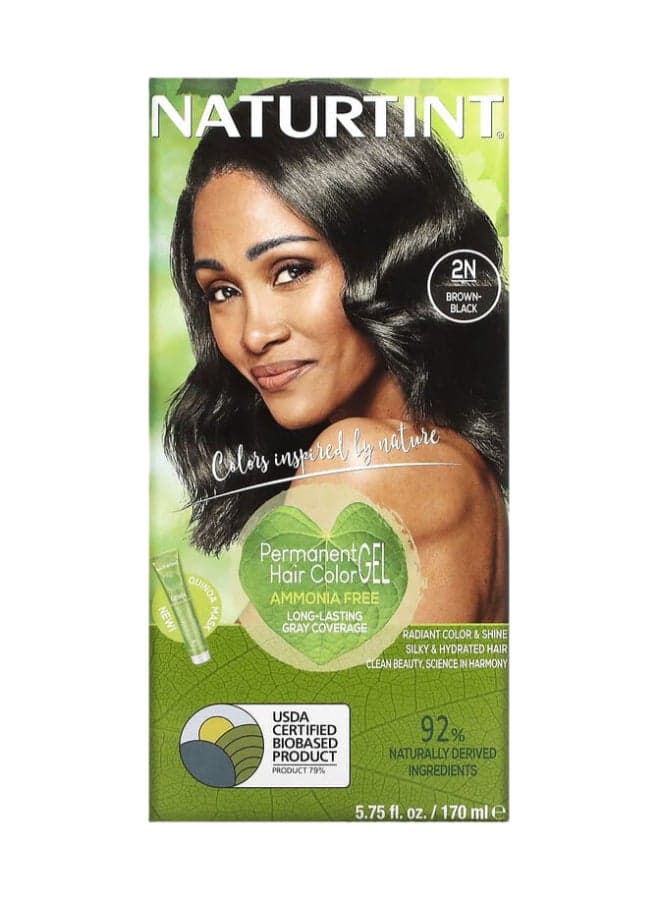 Permanent Hair Colour Black/Brown